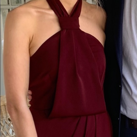 Revolve Shona Joy Knot draped Dress US size 2 - Picture 3 of 4